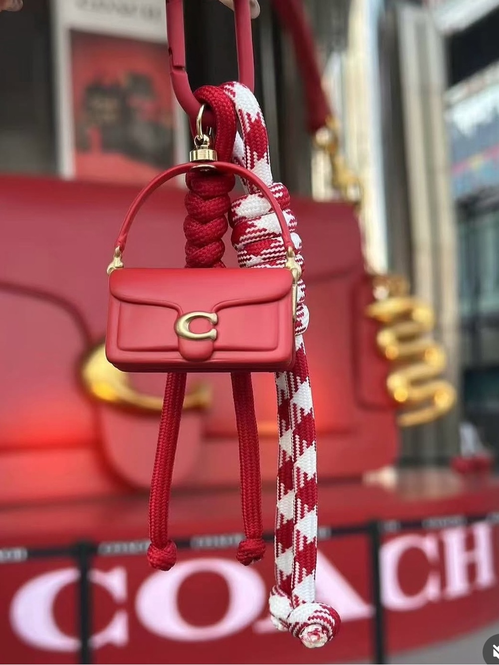Coach Tabby Lunar New Year Collection Keychain Bag Charm 2025 - Japan exclusive - Picture 3 of 9